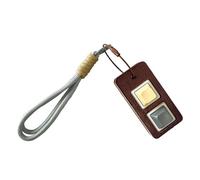 Ldabrye Cartoon Keyring Fidgets Button for Stress Release Phone Lanyard Adjustable Soft Strap Practical Office School Accessory Press Button Fidgets Keyring