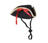 Ldabrye Christmas Pet Hat Captain Pirate Hat for Dog Cat Dress Up Supplies Lovely Halloween Clothes Pet