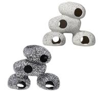 Ldabrye Cichlid Breeding Stone Hiding Aquarium Rock Cave Fish for Pond Hideaway for Water for Shrimp Breeding Secret