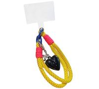 Ldabrye Colorful Heart Charm Pendant Braided Rope Phone Chain Unisex Fashion Accessory For Women And Men Versatile Jewelry