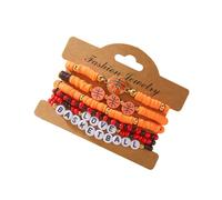 Ldabrye Creative Sports Beaded Themed by Football and Softball Adjustable Elastic Design for Active Sports Themed Beaded Accessory