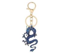 Ldabrye Crystal Pendant Keychain Multicolor Chinese Dragon Key Chain Fashionable Ornament for Phones Creative Keyring