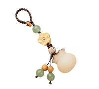 Ldabrye Customizable Couples Keychain Set Handwoven Bodhi Pendant Car Ornament Phone Chain Accessory Lucky Charm Gift Artisanal Crafted Bodhi Keychain Car Ornament Phone Accessory