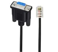 Ldabrye DB9s to RJ9 Adapter Cable 4P4C Phone Head Pin Serials Port RS232 Connection Signals