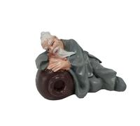 Ldabrye Delicate Drunken Geezer FishTank Ornament Resin Eye-Catching Shape Fish Habitat Ornament Aquarium Decors Resin Ornaments