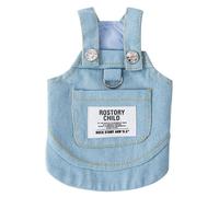 Ldabrye Denims Pet Dress with Harnesses Cats Strap Fashion Denims for Fashion Forward Small Small Dog Apparel