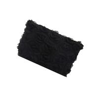 Ldabrye Elegant Foldable Women's Evening Bag Roasted Floral Detail Easy Carry Ergonomic Design Essential Elegant Dinner Bag Pleated Rose Handbag