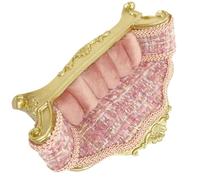 Ldabrye Fabric Jewelry Display Rack Sofa Secure Storage for Earrings Rings Amulets Shop Home Decorative Organiser Lightweight Jewelry Store Display Accessories