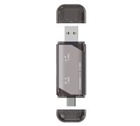 Ldabrye Fast Speed 312MB/s Card Reader USB Type C UHSII Double Slot Adapter for Cameras Phones Computers USB C Card Reader