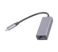 Ldabrye Fast Speed USB C Ethernet Adapter 10000Mbps Aluminum Gigabit Port for Data Transfer Streaming Multiple Gigabit Type C Ethernet Converters