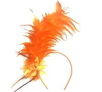 Ldabrye Feather Headband 1920s Feathered Fascinator Party Headpiece Headwear Hair Accessory for Women Halloween Carnival Wedding Party Accessory