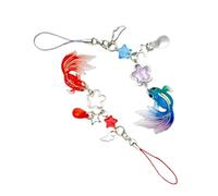 Ldabrye Fish Star Beaded Phone Charm Unique Designs Adds Touch Resin Texture Handmade Bag Pendant Suitable For Various Occasion Fish Beaded Phone Charm