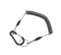Ldabrye Fishing Lanyards Spring Coiled with Carabiner Spring Coiled Keychains AntiLost Retractable Cord Stretchy Spirals