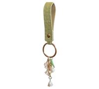 Ldabrye Flower Keychain Ornament Blossom Pendant Keyring Lilys of The Valley Floral Key Rings Decoration Elegant Bag Charm