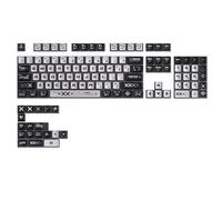 Ldabrye Full Size 122 Keycap Set with Edges Lit Color Effects Sublimated Prints and Oil Proof Puddings Keycaps Color Backlight