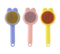 Ldabrye Gentle Pet Grooming Brush for Shedding Control, Self-Cleaning Design with Comfort Handle, Effective Hair Remover for Dog MultiPurpose Pet Hair Brush