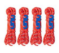 Ldabrye Guy Rope, 3mm Tent Guy Line 13ft Reflective Cord Guy Line Tent Guide Rope for Awning Camping Reflective Tent Guy