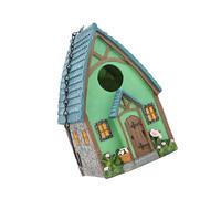 Ldabrye Hanging Bird Nest House Outdoor Shelter Place Bird Breeding Box House For Finches And Wrens Wildbird House