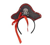 Ldabrye Headband Adjustable Pirate Hat Headbands Halloween Theme Headpiece Role Playing Hairband for Halloween And Role Playing Event Hairband Hair Accessories for Women Girls