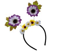Ldabrye Headband Artificial Fabric Sun Flower Headband Spring Flower Hairband for Women and Children Girl Varous Event Headpiece Hairband Hair Accessories for Women Girls