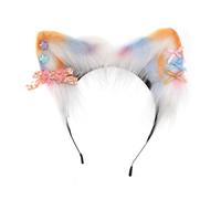 Ldabrye Headband Cat Ears Headbands Furry Plush Headbands Hair Accessories for Girls and Womens Holiday Party Headwear Hairband Hair Accessories for Women Girls