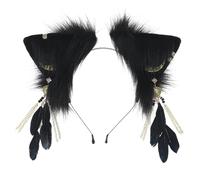 Ldabrye Headband COSPLAY Sexy Lolita Animal Ear Headband Furry Sexy Carnivals Party Handmade Furry Party Costume Devil Beast Hairband Hair Accessories for Women Girls