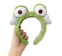Ldabrye Headband Cute Cosplay Anime Character Green Frog Headband Carnivals Adult Plush Hairband Hairband Hair Accessories for Women Girls