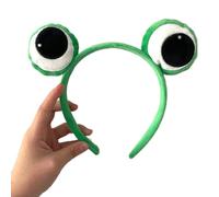 Ldabrye Headband Cute Cosplay Anime Character Green Frog Headband Carnivals Adult Plush Hairband Hairband Hair Accessories for Women Girls
