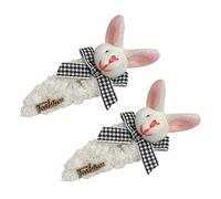 Ldabrye Headband Furry Rabbit Snap Hair Clip Cartoon Animal Hair Scrunchies Plush Bunny Hairband for Makeup Washing Face Hair Accessories Hairband Hair Accessories for Women Girls