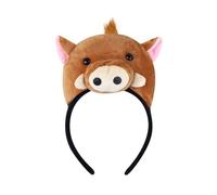 Ldabrye Headband Girl Pig Headbands Furry Headwear Snout Hairbands Fun Pig Ears Headwear Hairband Hair Accessories for Women Girls