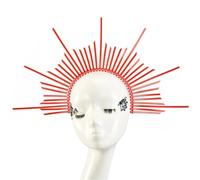 Ldabrye Headband Halos Crown Headband Goddess Headpiece Gothics Hair Accessory Spiked Tiaras Hairband Hair Accessories for Women Girls