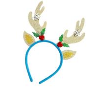 Ldabrye Headband Holiday Reindeer Antlers Headband Headpieces For Family And Corporate Event Hairband Hair Accessories for Women Girls