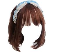 Ldabrye Headband Japanese Lolita Big Bowknot Hair Hoop Headband Maid Lace Headwear Hair Band Hair Accessory for Princess Female Hairband Hair Accessories for Women Girls