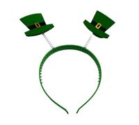 Ldabrye Headband Sequins Hat Headband Glitter Powder Saint Patricks Day Headband Gift for Couple Hairband Hair Accessories for Women Girls