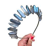 Ldabrye Headband Women's for Rhinestone Stone Headband Royal Queen Crown Hair Hoop for Wedding Hairband Hair Accessories for Women Girls
