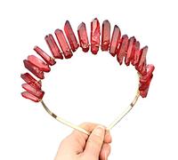 Ldabrye Headband Women's for Rhinestone Stone Headband Royal Queen Crown Hair Hoop for Wedding Hairband Hair Accessories for Women Girls