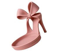 Ldabrye High Heel Shoe Decorative Tray Accessories Organiser for Vanity Elegant Earrings Necklace Rings Display Stand Stylish Jewelry Dish for Dresser