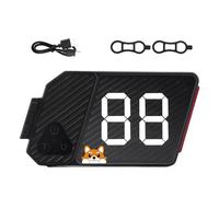 Ldabrye High Observability Cycle Rear Light Highlighting Programmable 2 Number LED Screen Permanent Impermeable Plan Customizable Cycle Number Plate