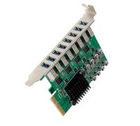 Ldabrye Hot Swappable 8 Port USB 3.2 PCIe Card for Servers and Desktops Providing Fast 10Gbps Data Transfer Rate Fast Speed USB