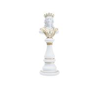 Ldabrye Large Chess Piece Ornament Chess Statue Decoration Piece For Home Or Office Classical Black/White