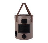 Ldabrye Lightweight Foldable 25L Handheld Bucket for Beach Trips Camping Fishing Gear Storage Waterproof Sink Bucket