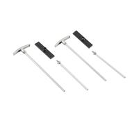 Ldabrye Metal Motorhomes Sewer Valves Handles 6/9 Inch Easy Install 2 Set Extension Rods for Sanitation Waste Management Ease Motorhome Sewage Valves Accessory