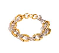 Ldabrye Minimalists 18K Gold Plated Chain Dainty Jewelry Portable Accessory for Bridesmaids or Wedding Supplies Gifts Stainless Steel Jewelry