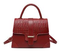 Ldabrye Modern Women's Handheld Bag with Adjustable Strap PU Shoulder Crossbody Bags for a Sophisticated Look in Any Occasion Black PU Leather Bag