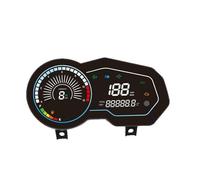 Ldabrye Motorcycle Digital Instrument Panel Tachometer Speed Mileage Large Display for Ltalika 150z 150sz 170z Bikes Enthusiasts Digital Motorcycle