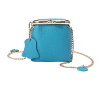 Ldabrye Multi Compartment Crossbody Wallet Adjustable Chain Strap Stylish Classical Blue Waterproof Organizers Sturdy Water Resistant Crossbody Clutch