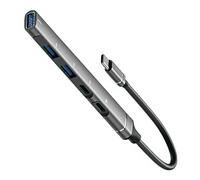 Ldabrye Multifunction USB C OTGs Hubs 5 Port Quickly Charging Metal Design Universals Compatibility for Electronics Portable USB C Hubs with PD Fast