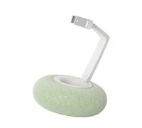 Ldabrye Multiple Angled Phone Stand for Lying Down 120° Base Rotating 80° Foldable Arm Silicone Anti Slip Base Included Two Axes Phone Stand Neck Relief