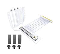 Ldabrye New PCI-E X16 Graphics Card Vertical Bracket GPU Holder+GEN4/3 PCIE 3.0 16X Extender Cable 25CM Graphics Card Bracket