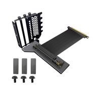 Ldabrye New PCI-E X16 Graphics Card Vertical Bracket GPU Holder+GEN4/3 PCIE 3.0 16X Extender Cable 25CM Graphics Card Bracket